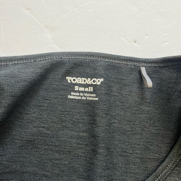 Toad & Co Intermezzo Pullover Tunic Pockets Gray Size Small - Picture 4 of 8